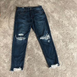 American eagle hi-rise girlfriend jeans